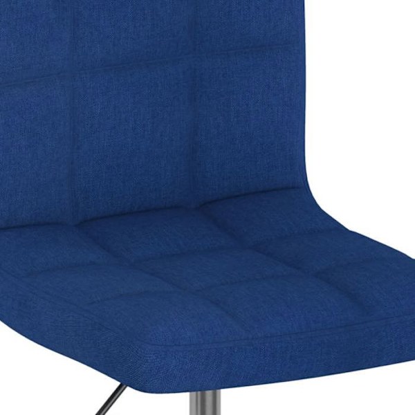 Baari stool x1 sininen kangaspäällysteinen korkeatuoli kääntyvä teräksinen runko DEC029538 Blå