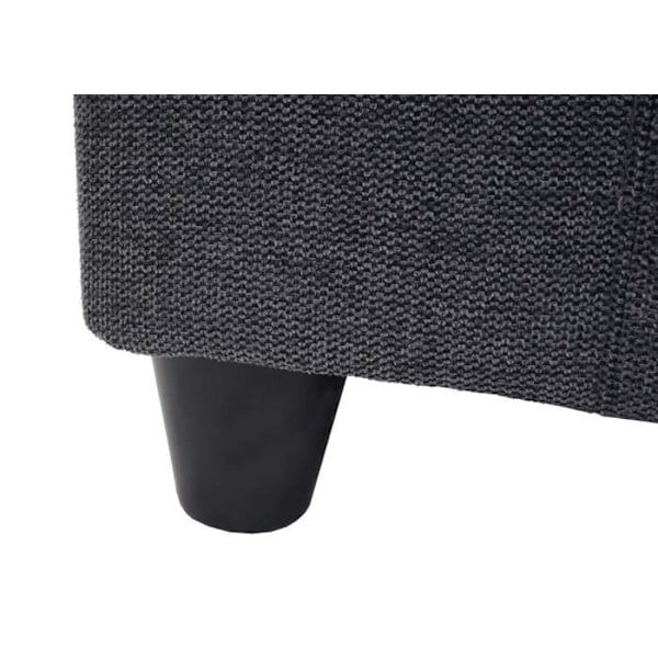Tummanharmaa säilytyspenkki 45x114x45 cm kankaasta 04_0006454 Grå