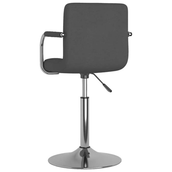 Baari stool x1 korkeatuoli käsinojilla, tummanharmaa kangassyöte ja teräs DEC029483 Grå