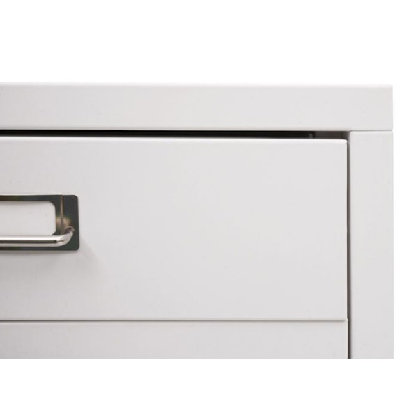 Caisson à tiroirs pour bureau 75 x 40 x 41 cm 6 tiroirs métal blanc 04_0008272 Vit