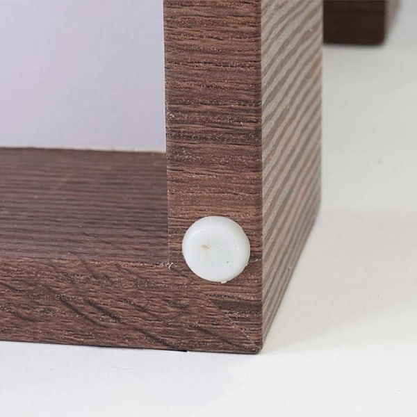 Sofabord stuebord rummelig hylde 40 x 110 x 60 cm MDF egetræsånd 04_0008428 kastanj