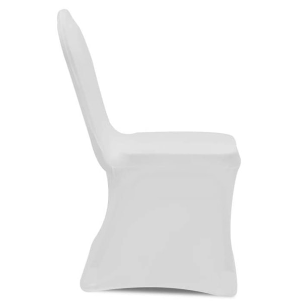 Housses elastiques de chaise Blanc 18 pièces