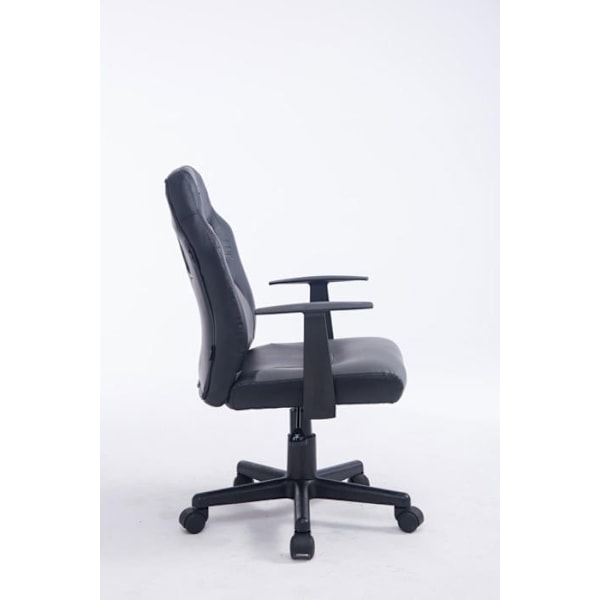 Skrivbordsstol för barn - BUR10187 - Grå - Syntetläder - Juniorstil