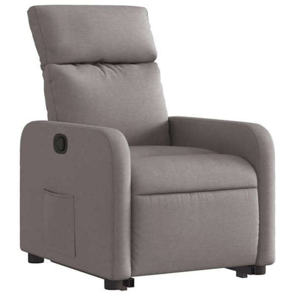 Soffa relax TV, komfortabel stoppning, elektrisk lyftfunktion i taupe tyg DEC028192 Guld