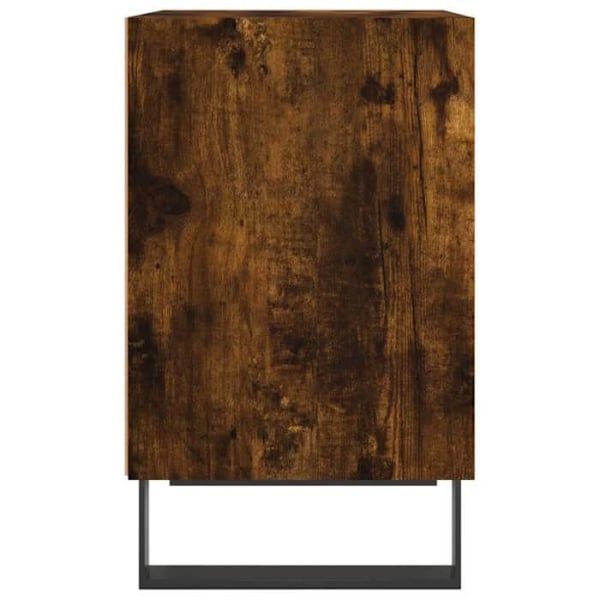 2 kpl yöpöytiä hyllyillä 40 x 30 x 50 cm ruskeaa puu- ja metallirakennetta DEC035082 kastanj