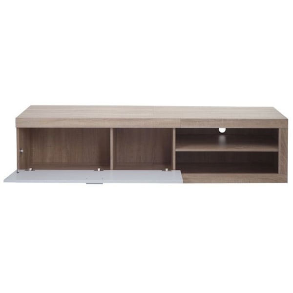 TV-möbel med två förvaringsutrymmen med dörrar 43x180x41 cm MDF i vit eklook 04_0007854 Vit