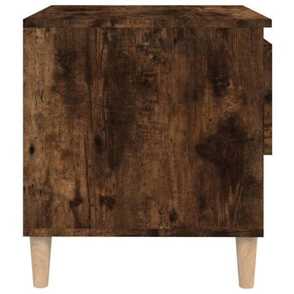Natskab med skuffe og opbevaringsplads 50 x 46 x 50 cm brune ingeniørtræ DEC033667 kastanj