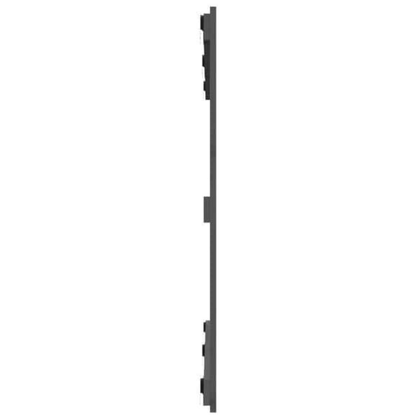 Huvudgavel sängaccessoar sovrum väggmöbel stil pall 127,5 x 3 x 90 massiv trä grå grå