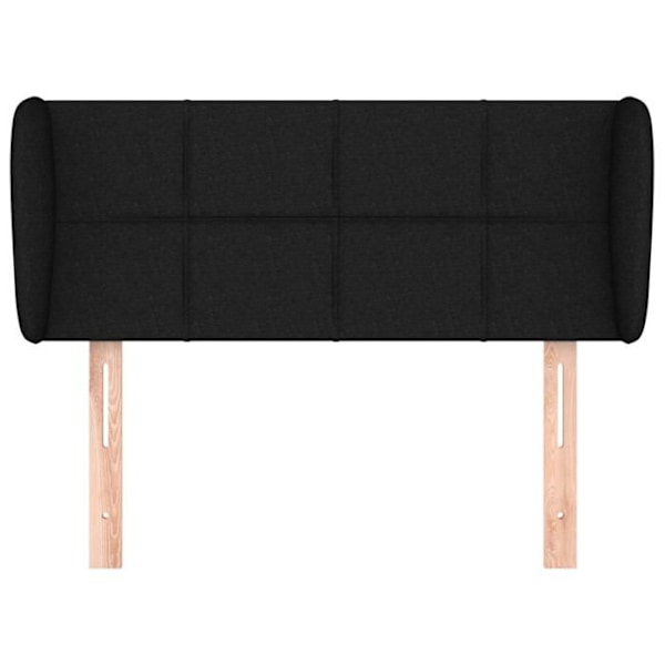 Hovedgærde - Ikke specificeret - 103x23x78/88 cm - Sort stof - Klassisk stil - Højdejusterbar Svart