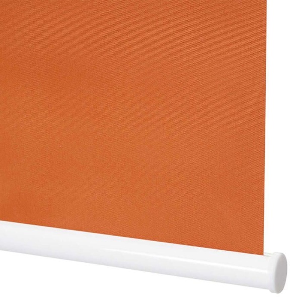 Rullgardin fönster mörkläggande solskydd sidodragningsgardin 50 x 160 ogenomskinlig orange