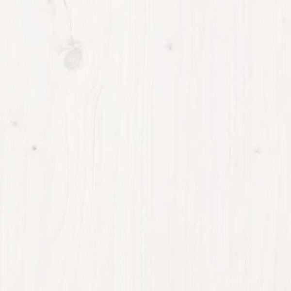 Hovedgærde - Fyrretræ - 125,5 x 4 x 100 cm - Hvid farve - Moderne design - Rustik charme Vit
