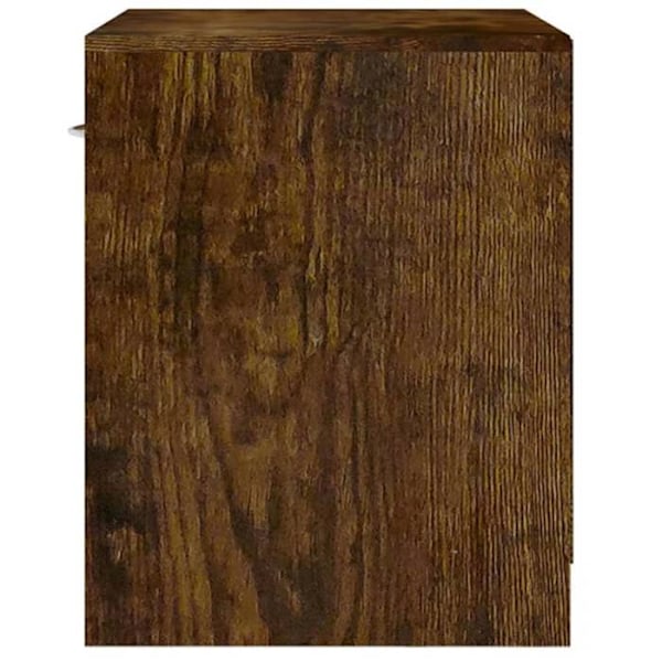 Sæt med 2 sengeborde med skuffe og åbent rum 36,5 x 30,5 x 38 cm engineering træ brun DEC034844 kastanj