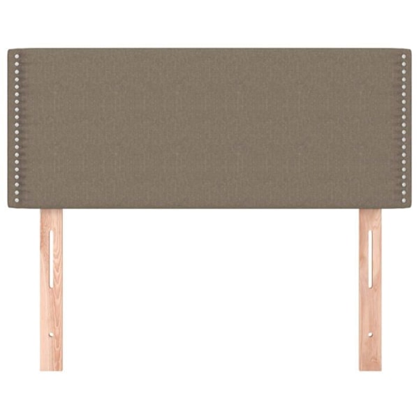 Hovedgærde til seng, soveværelse, møbel 90 x 5 x 78/88 cm, taupe stof TDL0201999 Mol