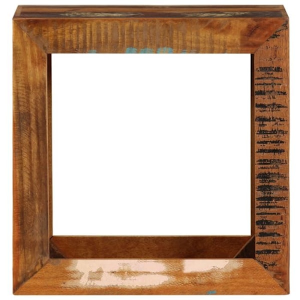 Möbel för växtstöd, soffändare 40 x 30 x 40 cm, återvunnet trä, äldre effekt DEC032751 kastanj