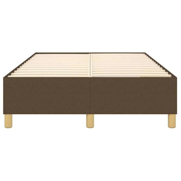 Sängram - Noname - 120x200 cm - Mörkbrunt tyg - 1 plats - Att montera själv Mörkbrun