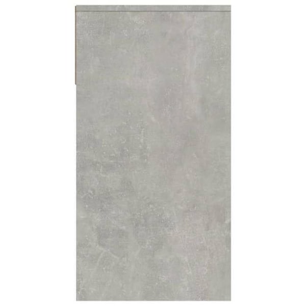 Tablekonsol med to opbevaringsskuffer 100 x 39 x 75 cm i grå ingeniørtræ DEC031223 kastanj