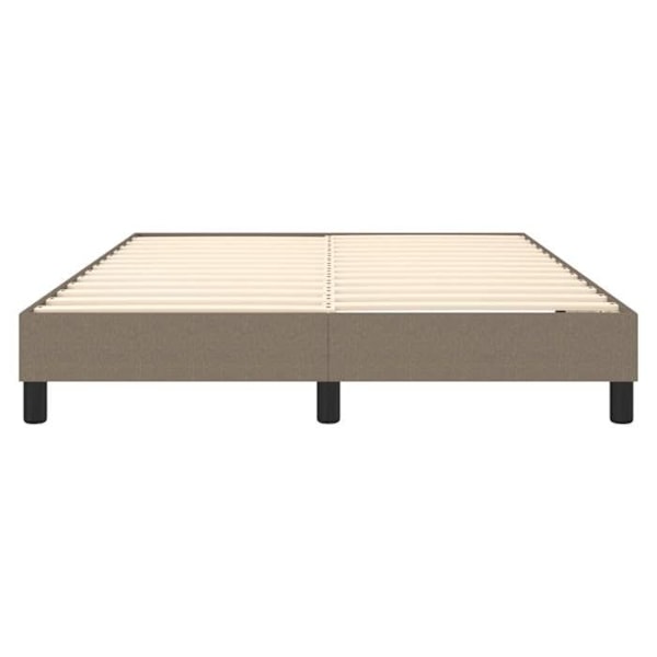Sängynpohja lattiapohjalla 140x200 cm taupe-kangasta TDL0206932 Mol