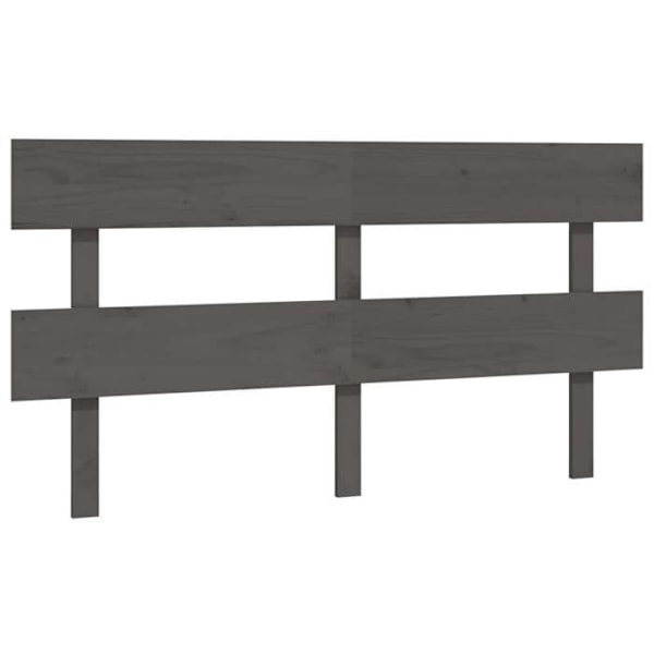 Sängynpääty, lisävaruste makuuhuoneeseen, huonekalu 164 x 3 x 81 harmaata mäntyä
