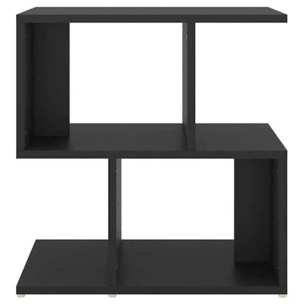 Sæt af 2 natborde med hylder 50 x 30 x 51,5 cm sort ingeniørtræ DEC035601 kastanj