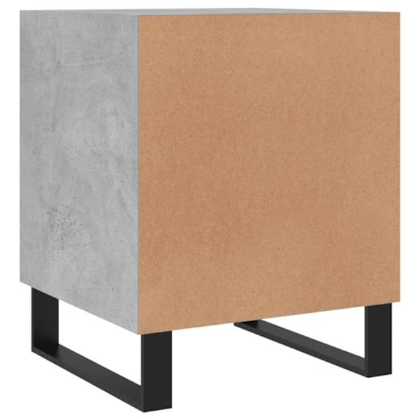2 kpl yöpöytiä, joissa on ovi ja lokero 40 x 40 x 50 cm harmaata puutavaraa DEC035395 kastanj