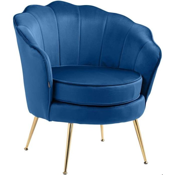 Lounge stol i chai Blå