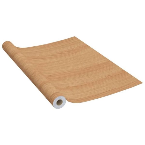 Itsekiinnittyvä kalvo - Japanilainen tammi - 500x90 cm - Vesitiivis - Nykytyylinen - PVC Japansk ek