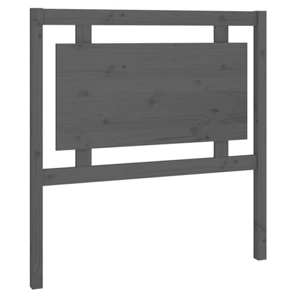 Hovedgærde - Fyrren træ - Grå - 95,5x4x100 cm - Moderne design - Rustik charme Grå