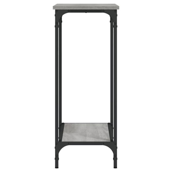 Konsolbord praktiskt för en organiserad entré 75 x 30,5 x 75 cm ingenjörsträ och metall DEC032239 kastanj