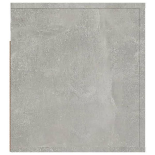 Väggsängbord med låda och öppet fack 50 x 36 x 40 cm grå ingenjörsträ DEC034303 kastanj