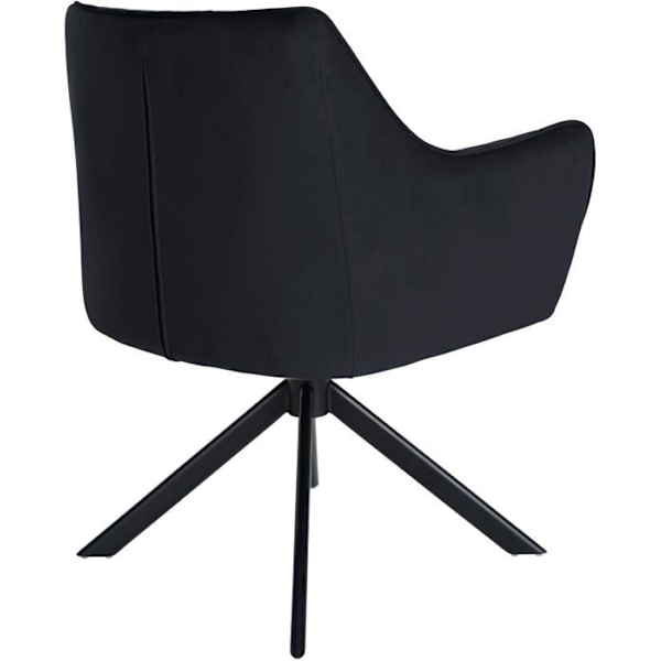 Matstol loung Svart