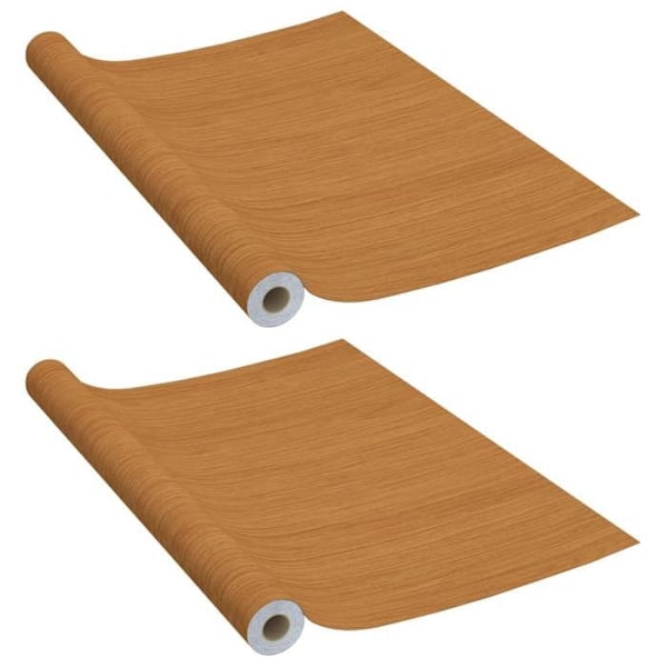 Tekokuitu - Vaalea tammi - 500 cm x 90 cm - Vedenkestävä - Ajaton muotoilu - PVC Ljus ek