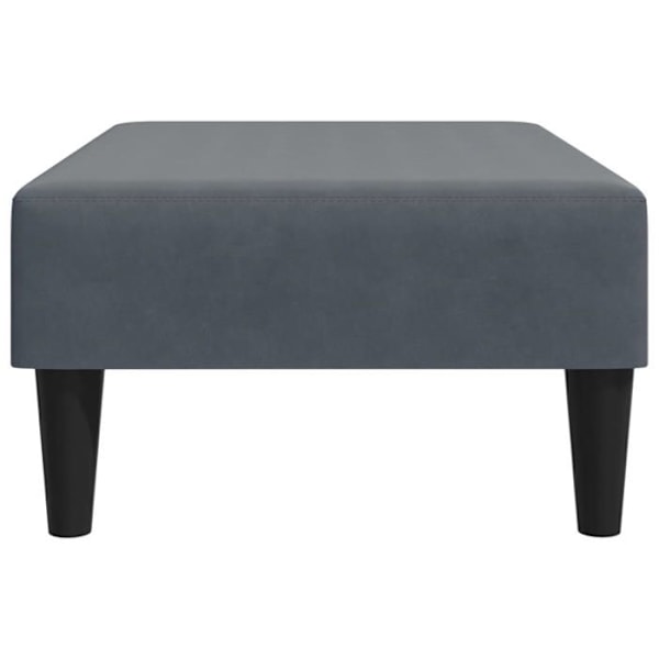 Jalka lepo tuoli 77 x 55 x 31 cm harmaassa sametissa, kehys vanerista DEC030338 Grå
