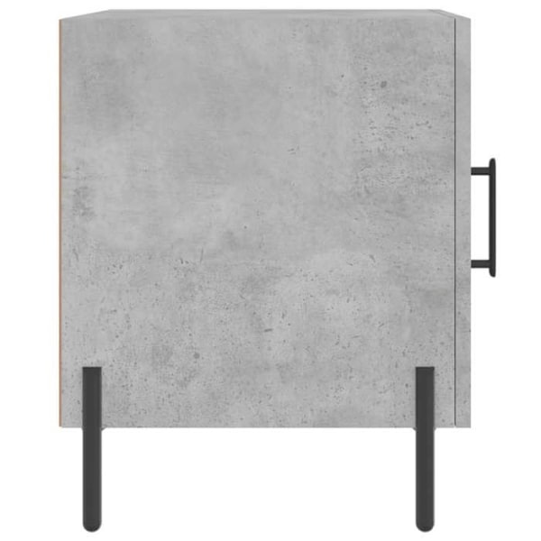 2 kpl yöpöytiä, joissa on ovi ja lokero 40 x 40 x 50 cm harmaata tekopuitua DEC035390 kastanj