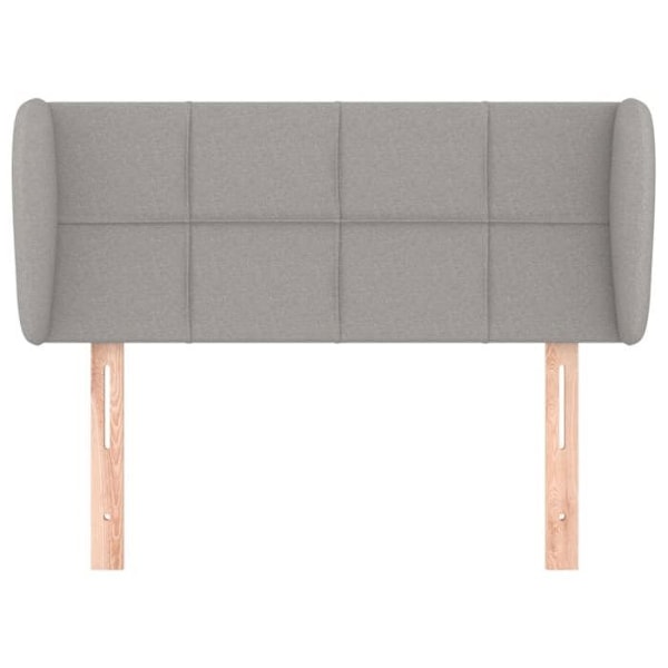 Huvudgavel - Ej specificerad - 83x23x78/88 cm - Ljusgrått tyg - Klassisk stil - Höjdjusterbar Ljusgrått