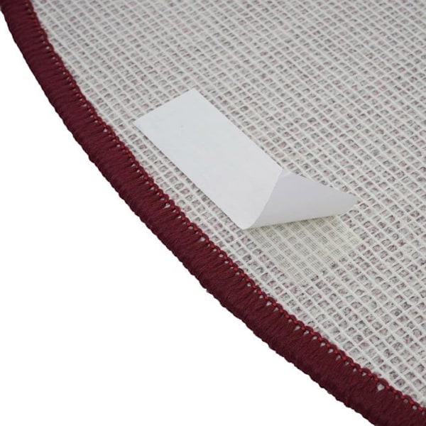 Trappmatta - Inte specificerad - Halvcirkelformad - Halkfri - 65x25 cm - Paket om 15 Bordeaux