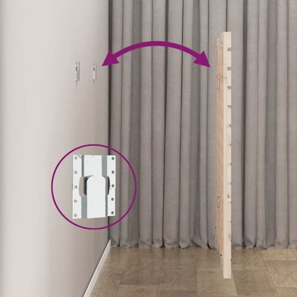 Hovedgærde til seng, soveværelse, vægmonteret møbel, paletdesign, 126 x 3 x 91,5, massiv fyrretræ