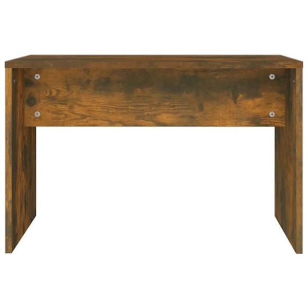 Taburett för sminkbord färg ek rök 70 x 35 x 45 cm ingenjörsträ brun DEC024976 kastanj