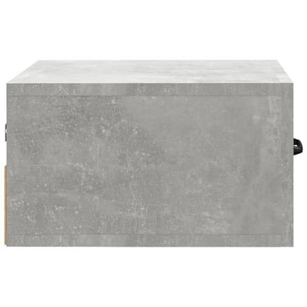 Seinäkynttiläjalka laatikolla 35 x 35 x 20 cm harmaata insinööripuuta DEC034297 kastanj