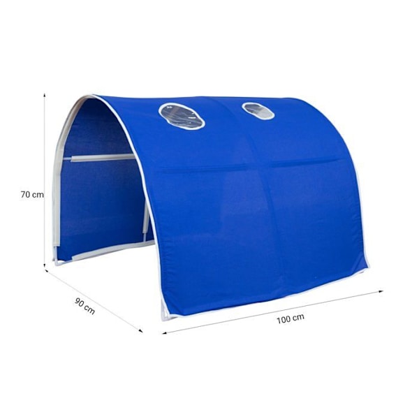 Tunnel lastensänkytornille teltan lisäosat sininen 90 x 70 x 100