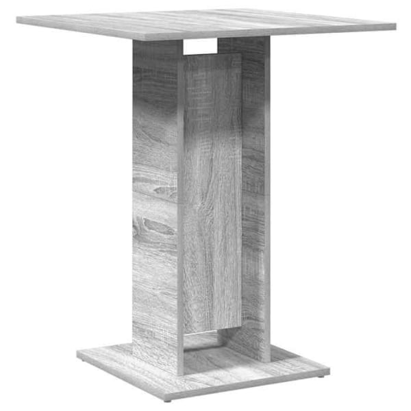 Bordstablett, högt bord 60 x 60 x 75 cm, grå ingenjörsträ DEC036588 kastanj