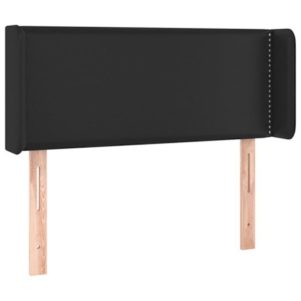 Sengegavl - Sort - 83x16x78/88 cm - Similæl - Klassisk - Holdbar Svart