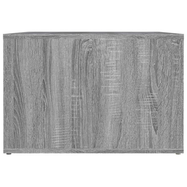 Yöpöytä avoimella osastolla 57 x 55 x 36 cm harmaata tarvikepuuta DEC034683 kastanj