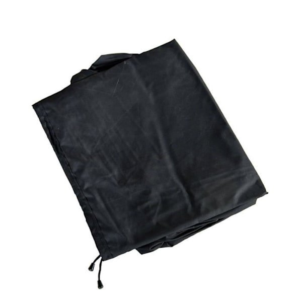 Beskyttelseshætte til havemøbler 126x71x76 cm i vandafvisende sort plast 10_0002878 Svart