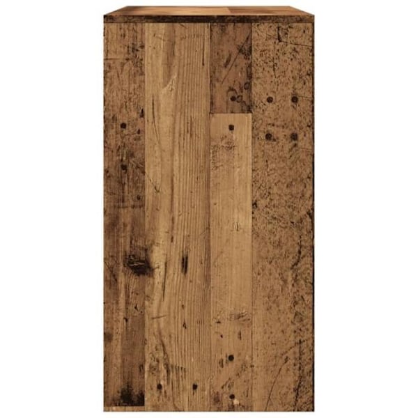 Moderne konsolbord til entre med skuffer 89 x 41 x 76,5 cm, mørkebrunt ingeniørtræ, DEC032279 kastanj