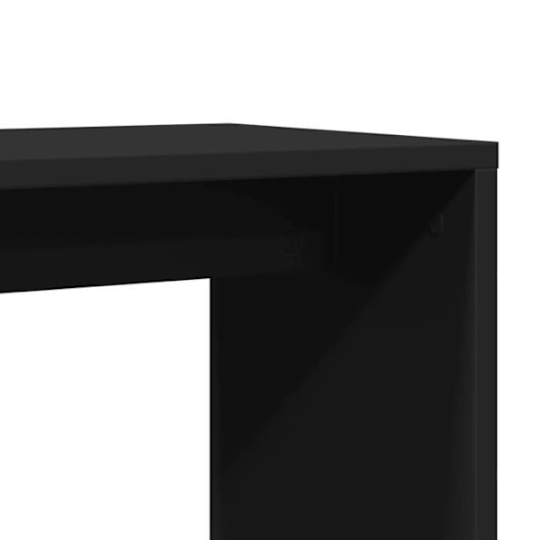 Sæt af 2 sideborde natbord planteholder 50 x 30 x 50 cm ingenieurtræ sort DEC032642 kastanj