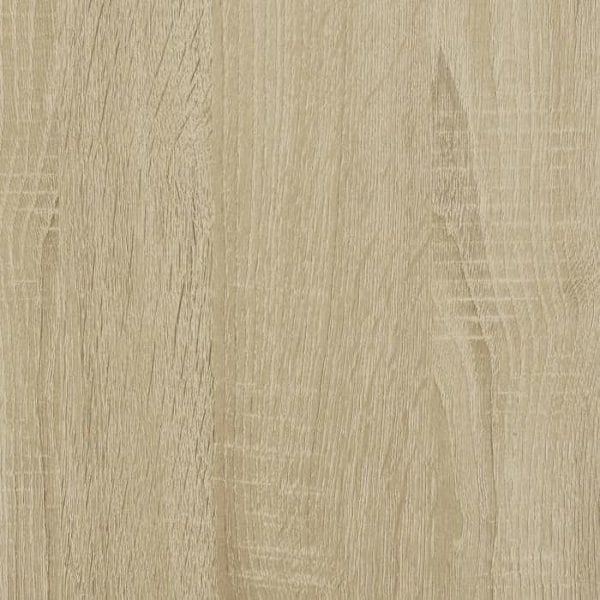 Toiminnallinen ja tyylikäs konsolipöytä pyörillä 72 x 33 x 42,5 cm engineers' wood tammivärillä DEC031387 kastanj