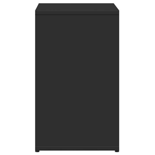 Sæt af 2 sideborde natbord planteholder 50 x 30 x 50 cm ingenieurtræ sort DEC032642 kastanj