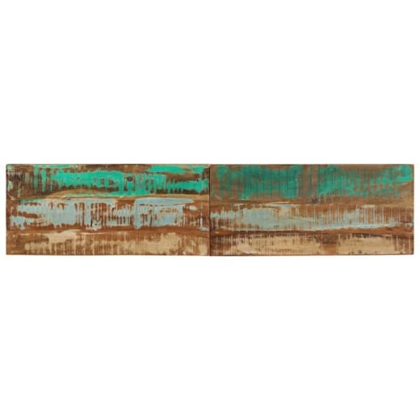 Bänk i köket matrummet 160 x 35 x 46 cm i brunt massivt återvunnet trä DEC024697 kastanj