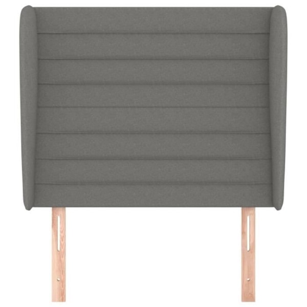 Hovedgavl - Ikke specificeret - 103x23x118/128 cm - Mørkegrå - Klassisk - Højdejusterbar Mörkgrå