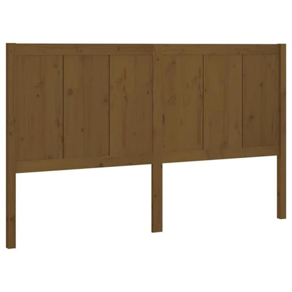 Hovedgærde til soveværelse, møbel 205,5 x 4 x 100 cm, lys brunt massivtræ TDL0202887 Ljusbrun